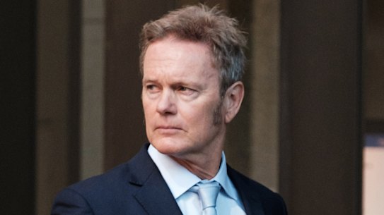 Craig McLachlan enters NSW Supreme Court with partner Vanessa Scammell in May.