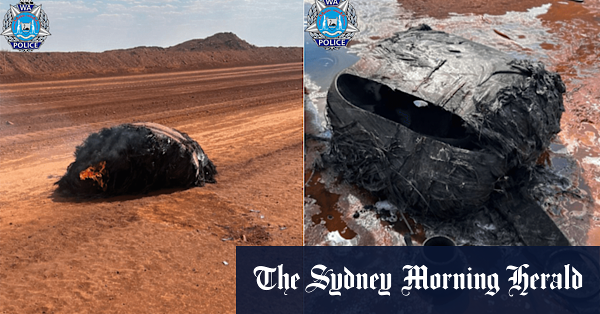 Suspected ‘space debris’ found after fiery landing near outback WA mine site