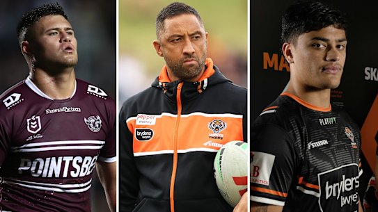 Josh Schuster, Benji Marshall and Tommy Talau.