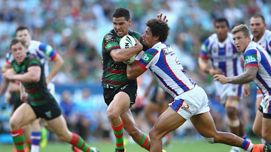 Cody Walker in action against Newcastle last week.