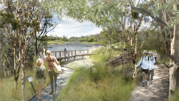 Design image for the $100 million Oxley Creek transformation 