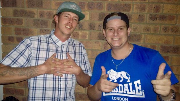 Childhood friend Shaun Penning-Mackay (right) was heartbroken when he found out he had lost his best friend Joshua Thorne (left).