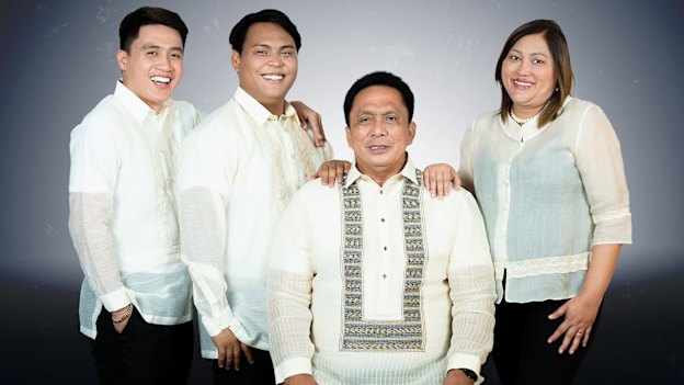 Negros Oriental Governor Roel Degamo, seated with his family, was shot and killed in his own residential compound in Pamplona, Philippines.