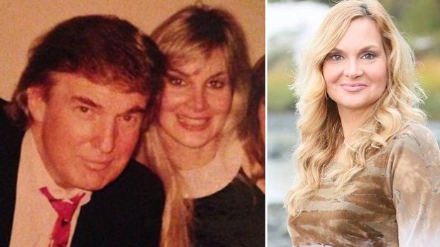 Jill Harth Houraney pictured with Donald Trump.