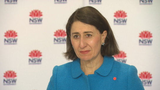 Gladys Berejiklian on Sunday.