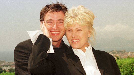 Australian actors Hugh Jackman and Deborra-lee Furness at the Cannes Film Festival back in 1998.