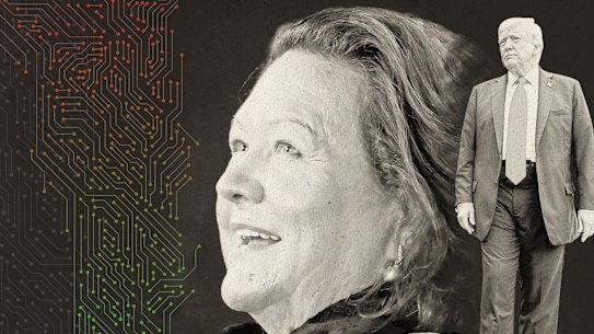 Gina Rinehart has spent up big on US tech stocks, prospecting for chips instead of minerals for a change of pace.