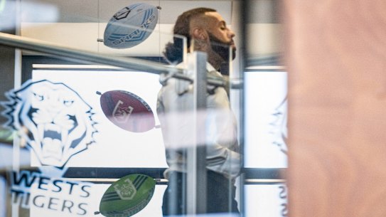 Canterbury Bulldogs winger Josh Addo-Carr is today fronting the NRL’s integrity unit.