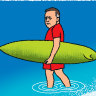 Is Albanese running a small-target strategy or simply all at sea?