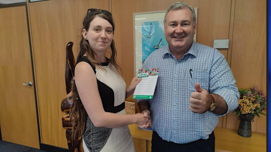 Bundaberg mayor and former Queensland LNP minister Jack Dempsey has formed an unlikely alliance with Greens candidate for Hinkler, Nicole Cornish, to abolish the Commonwealth’s controversial cashless debit card trial.