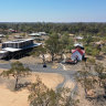 An aerial of Toomelah Multi Purpose Hall, by People Oriented Design and Kramer Ausenco. Source: https://www.peopleorienteddesign.com.au/projects-research/architecture/toomelah-multi-purpose-hall