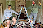 The couple fell in love with renovation after transforming a run-down Perth cottage.