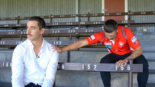 Taylor Walker apologised in a video alongside Robbie Young earlier this week.