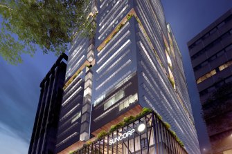 Mirvac's planned skyscraper for 80 Ann Street, Brisbane, and the future home of Suncorp.