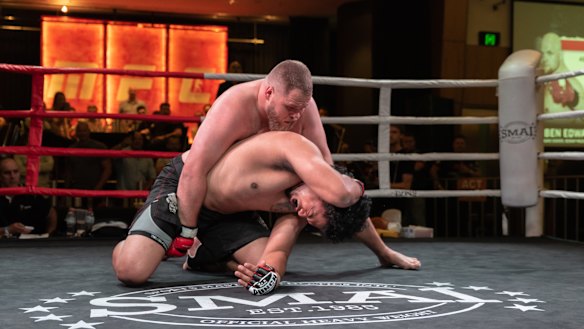 Ben Edwards is comfortable in the ground game.