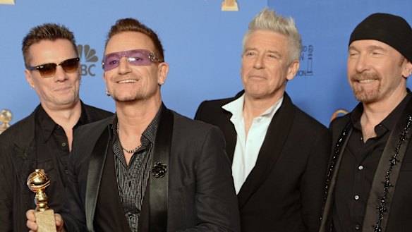 Homeless in Sydney? U2's Larry Mullen Jr., Bono, Adam Clayton and The Edge are planning to tour later this year. 
