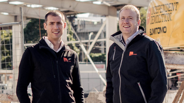 Milan Andjelkovic, left and Travis Erridge, co-founders and directors of TM Insight.