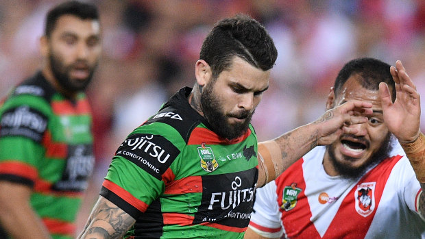 Marked man: Adam Reynolds won't get an inch of room against the Roosters.