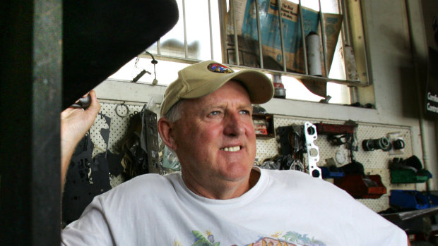 Bob, pictured in 2006, sold more than a million books, most of them featuring  the character Les Norton.