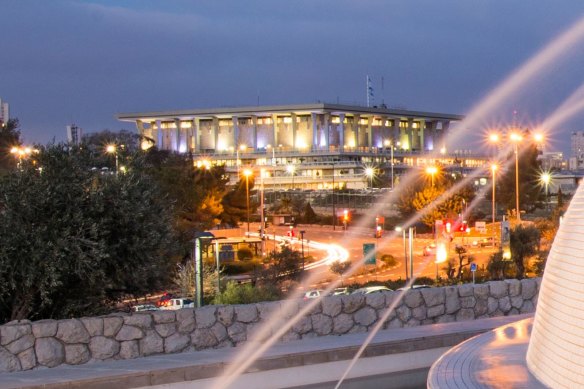 The decision to no longer recognise West Jerusalem, the site of Israel’s parliament (pictured), as the nation’s capital returns Australia’s policy to the international mainstream, but the timing has infuriated Israel.