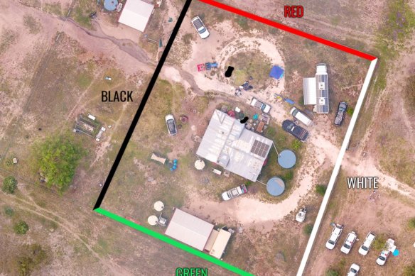A photo of the Trains’ property tendered to the Wieambilla inquest. 