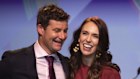 Former New Zealand PM Jacinda Ardern and her husband Clarke Gayford, who began filming her intimate moments shortly after she took office.