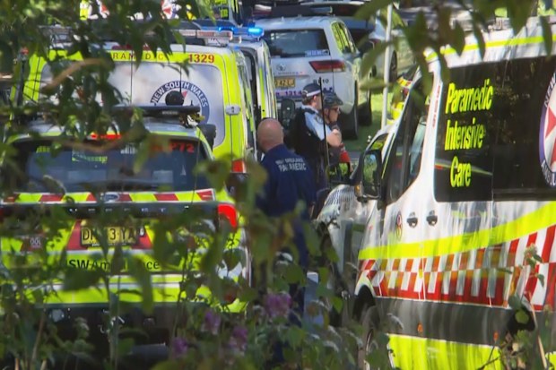 Emergency services were called to Valley Heights, near Springwood at 12.45pm on Sunday.