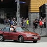 James Gargasoulas did "doughnuts" outside Flinders Street Station minutes before he murdered six people on Bourke Street.