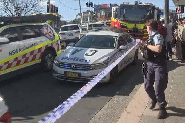 Two pedestrians are fighting for life after being struck by a car at a busy crossing at Lakemba in Sydney’s south-west.