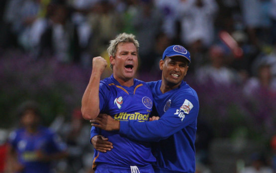 Shane Warne during a T20 Game in Cape Town, South Africa.