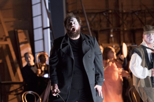 Allan Clayton, pictured here in the Adelaide Festival staging of Hamlet, will sing the title role in Sydney again. 