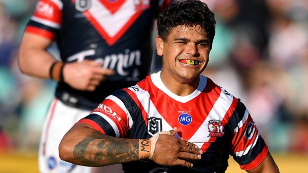 On the market: The chase for Latrell Mitchell's signature now appears between the Tigers, Bulldogs and Knights.