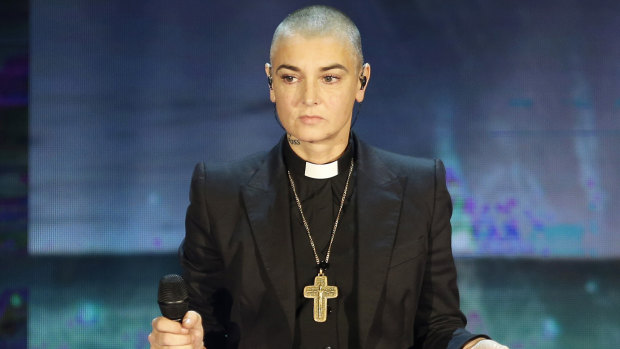 Sinead O'Connor performs in 2014.
