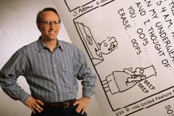 Cartoonist Scott Adams, creater of “Dilbert”.