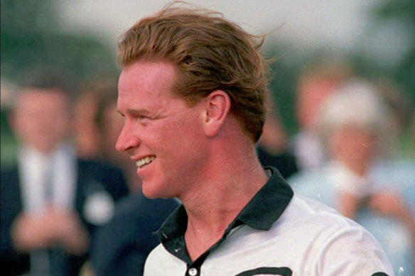  James Hewitt  at the Royal Berkshire Polo Club in 1992.