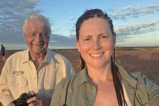 Mal Leyland's daughter Carmen was by his side over the four-week trip.
