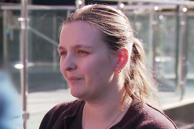 Jana Armstrong’s sister Faith Isaacs walked into court with her four-month-old nephew strapped to her chest to face Singh.