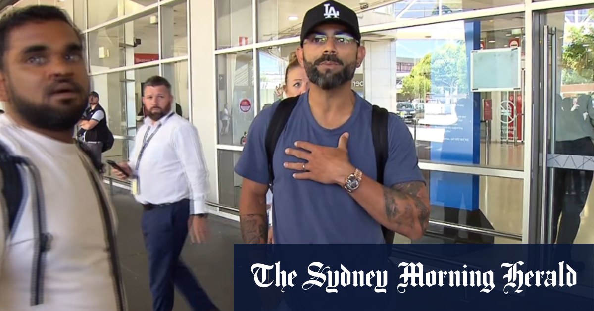 Kohli loses cool at reporter in heated exchange at Melbourne Airport