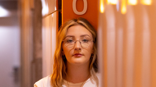 Tiarna Condren, an RMIT University student, has moved into Scape student accommodation.