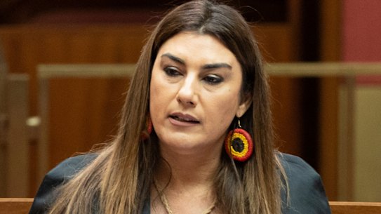 Deputy Leader of the Australian Greens in the Senate, Senator Lidia Thorpe.