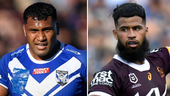 Tevita Pangai Jr and Payne Haas.