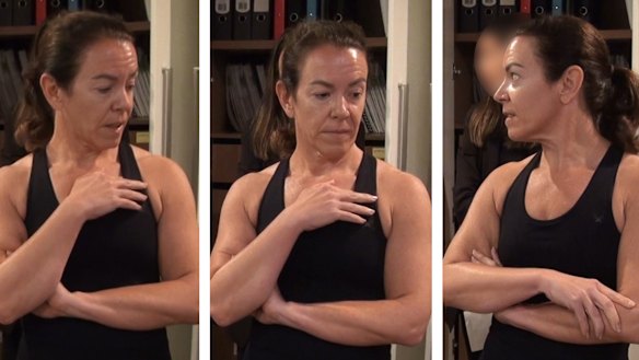 The last photos of Melissa Caddick were taken on November 11, 2020, during the raid on her house by the corporate regulator. 