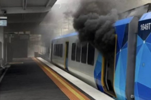 An e-bike caught on fire on a Metro train in March.