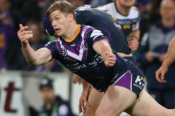 Harry Grant suffered suspected medial ligament damage in his first match back for Melbourne.