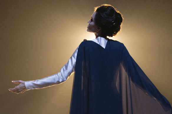 “She was with us all the time; her voice filled our days,” says Angelina Jolie of playing Maria Callas.