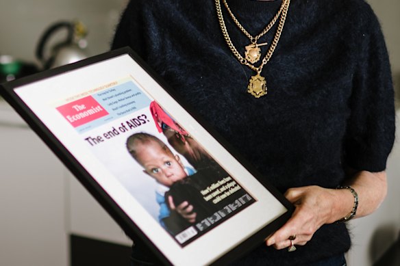 A 2011 cover of The Economist posed the possibility of the end of AIDS. 