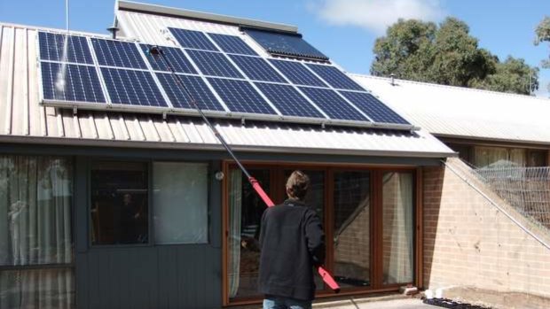 Solar panels are increasingly being used by households to combat hefty rises in power prices.
