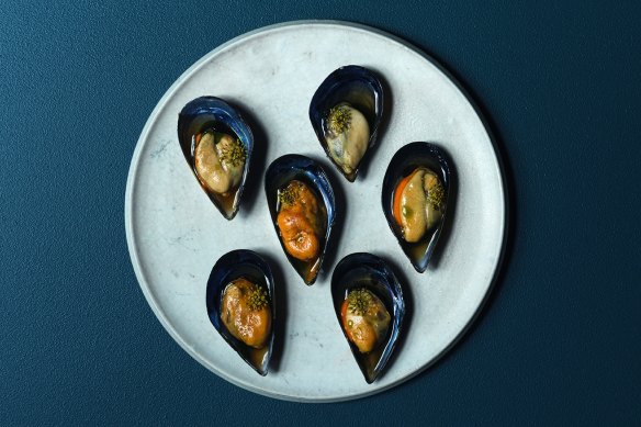 Pickled Jervis Bay mussels.