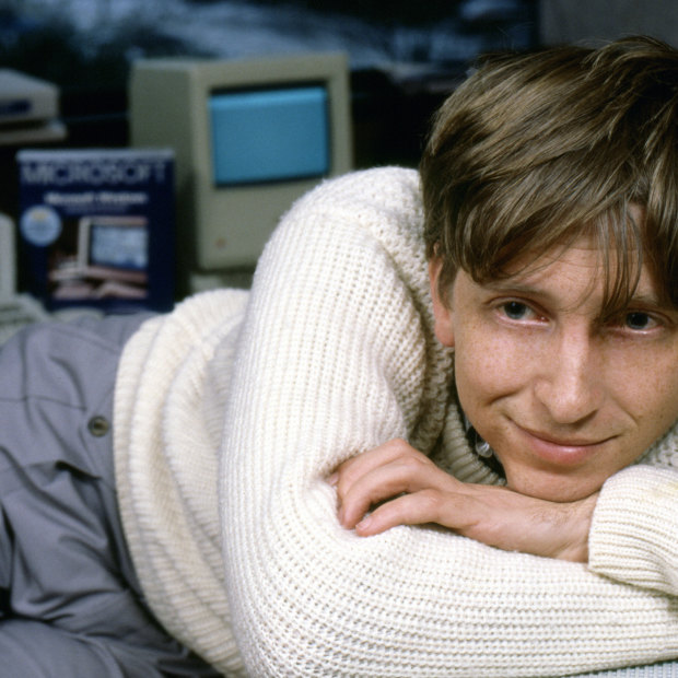 Gates in 1985; 10 years earlier, he had co-founded the software giant Microsoft.