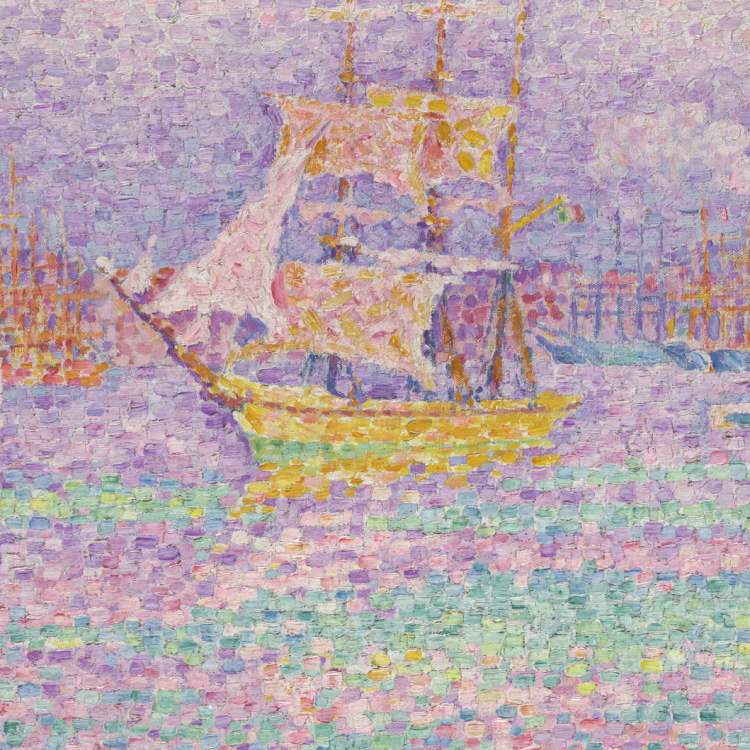 Paul Signac 'Leaving the Port of Marseille' 1906/7 The State Hermitage Museum, St Petersburg Inv GE 6524. 